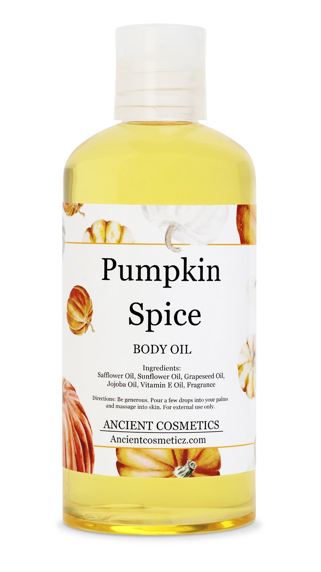 Pumpkin Spice Body Oil — Vegan Beauty Cosmetics