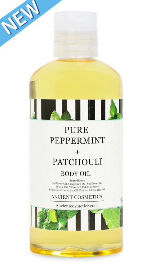 Pure Peppermint Patchouli Body Oil - Main Image
