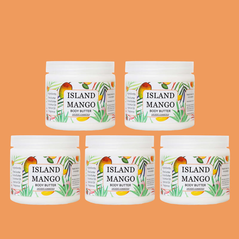 (5-Pack) Island Mango Body Butter Bundle
