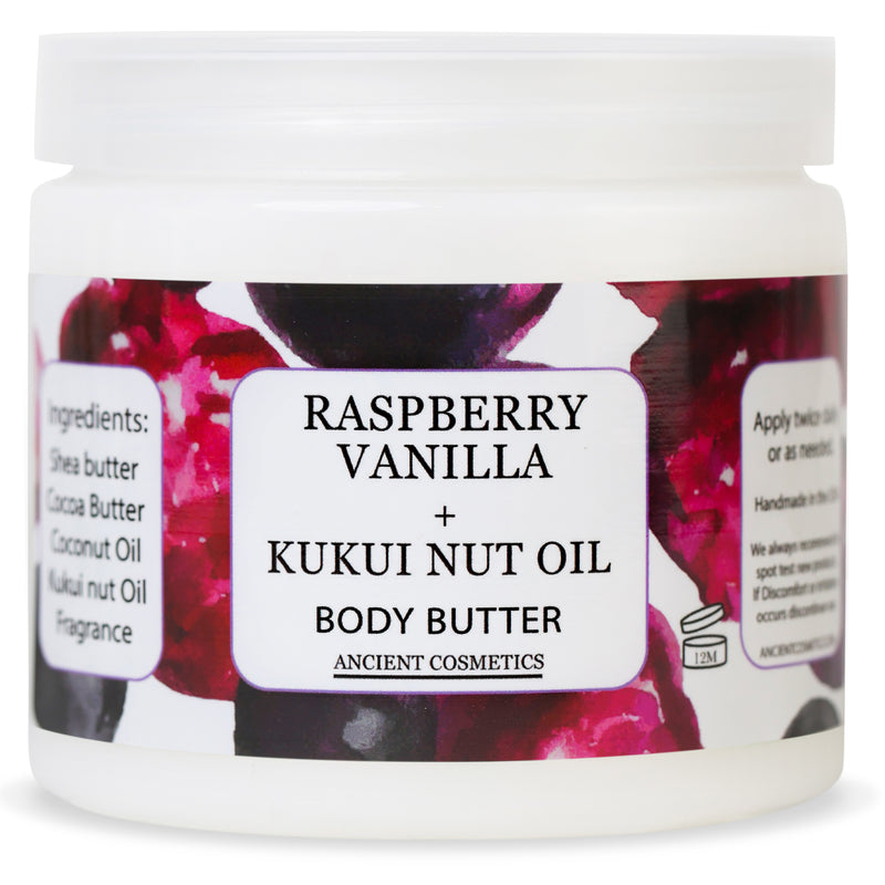 Raspberry Vanilla + Kukui Nut Oil Body Butter