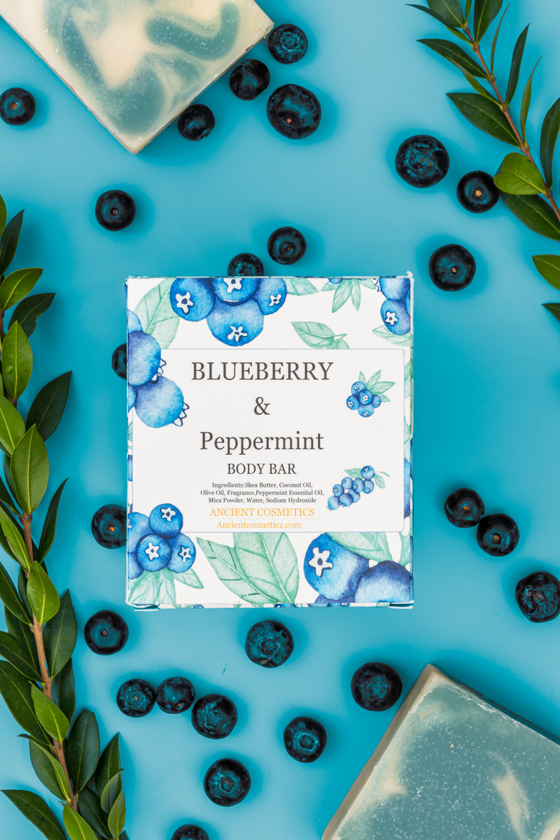 Blueberry + Peppermint Body Bar
