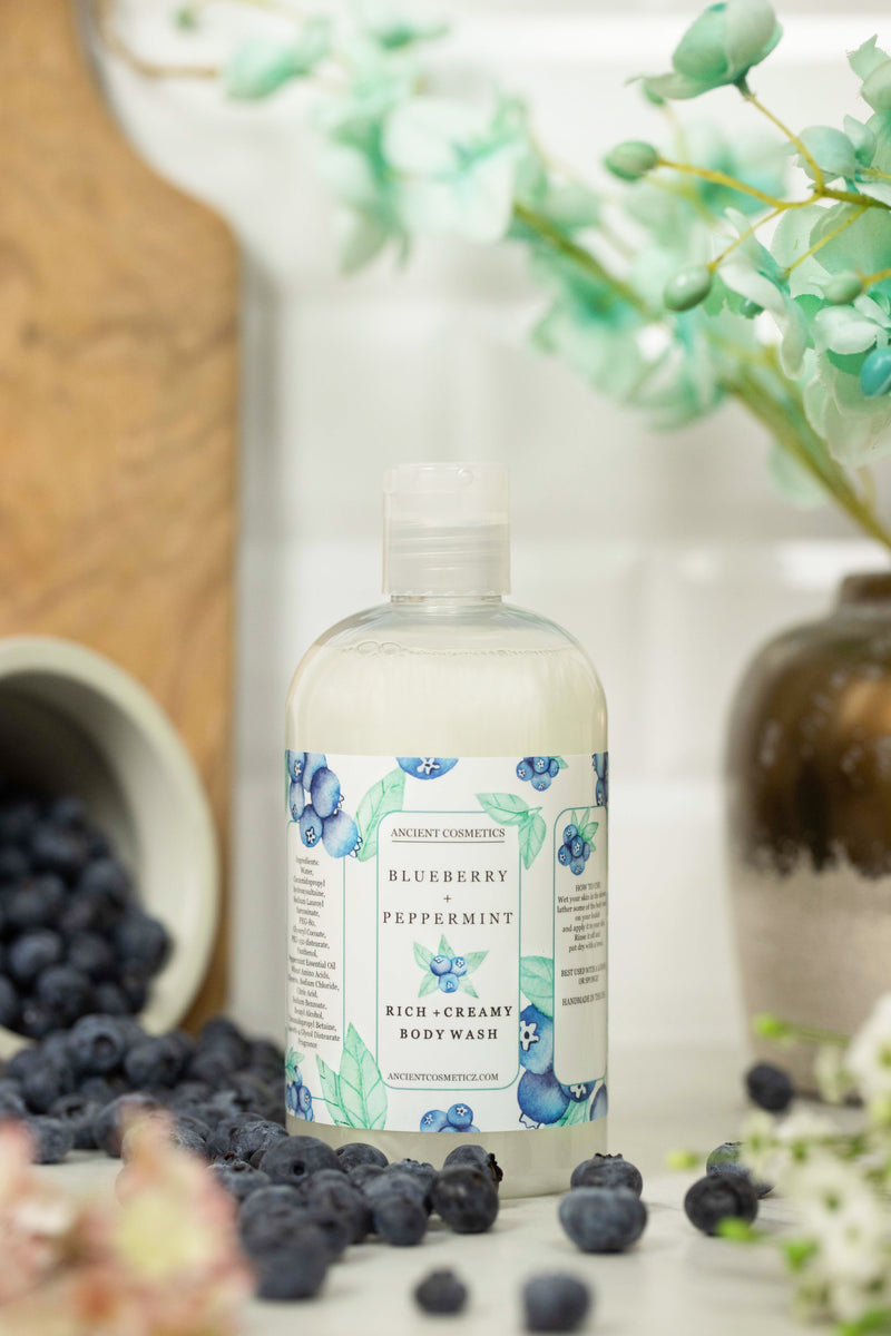Blueberry + Peppermint Body Wash